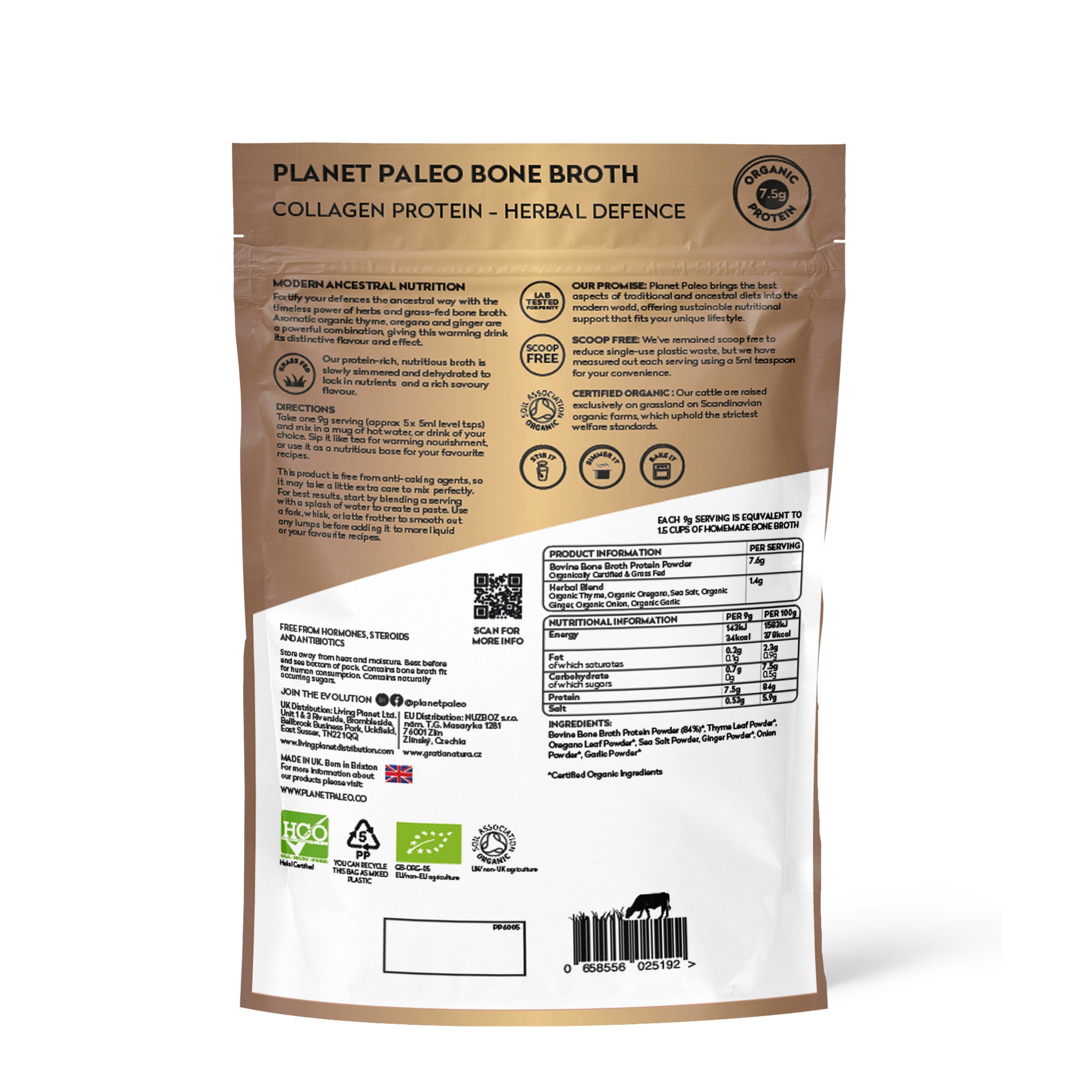 Organic Bone Broth - Herbal Defence