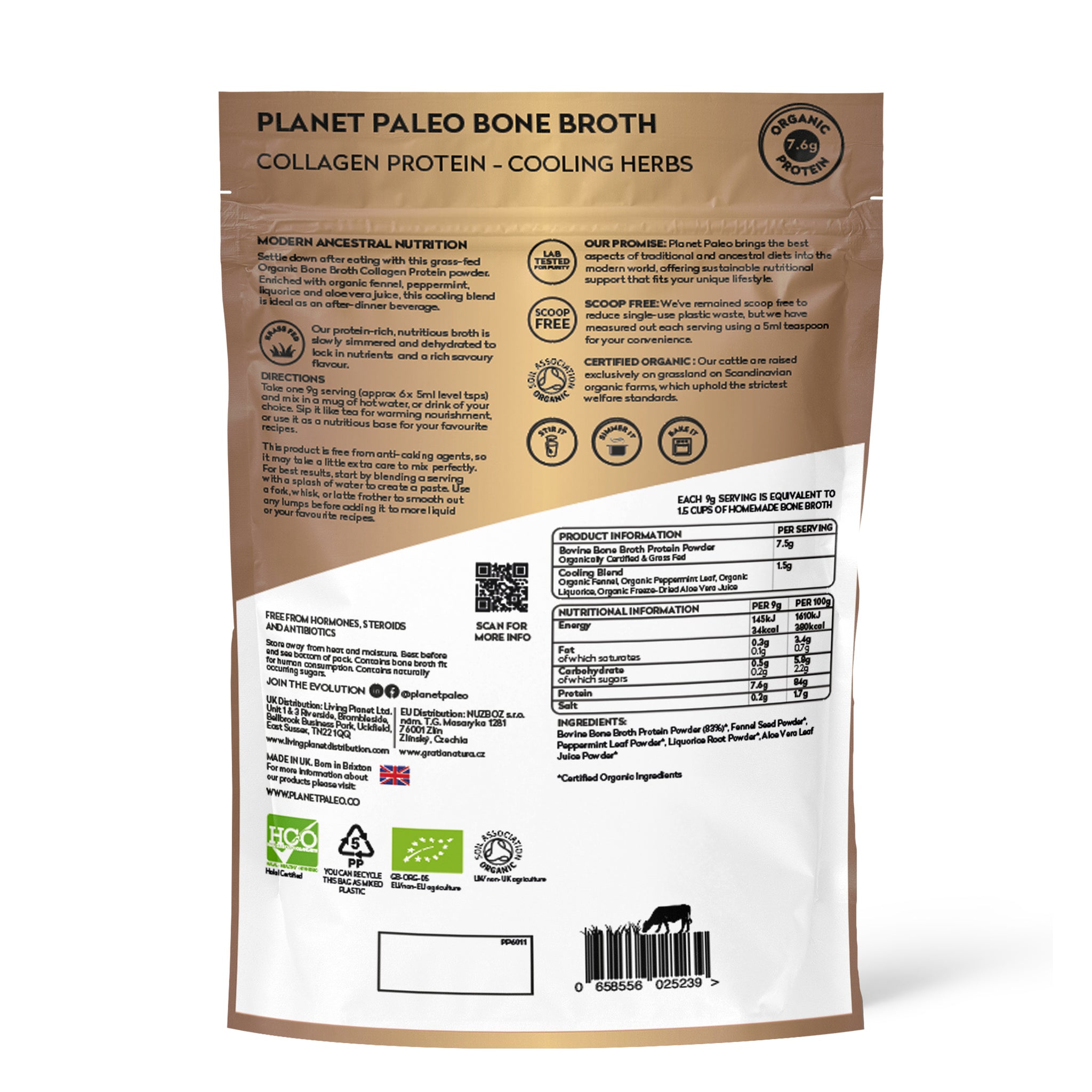Organic Bone Broth - Ancient Mushrooms