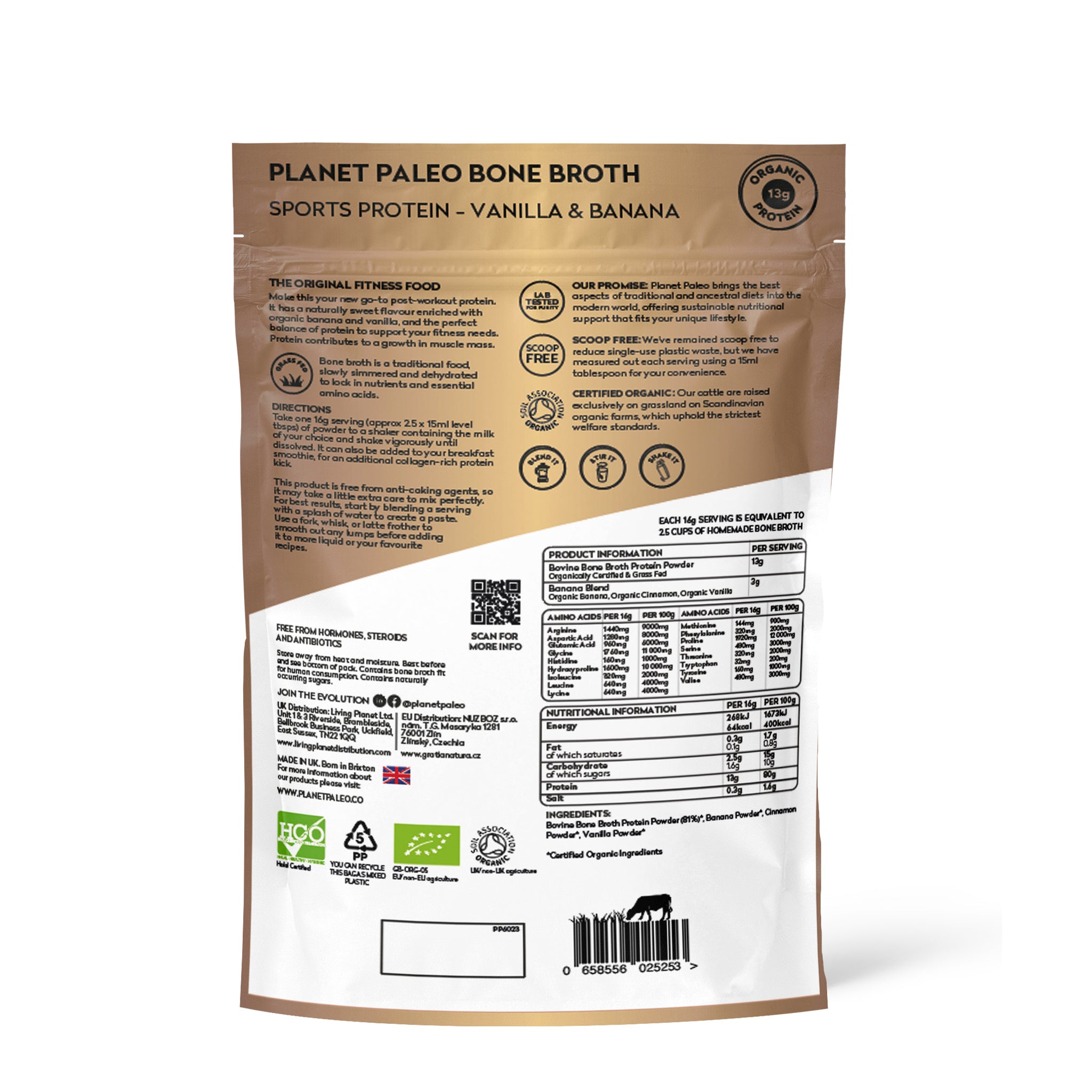 Bone Broth Protein Powder - Vanilla & Banana