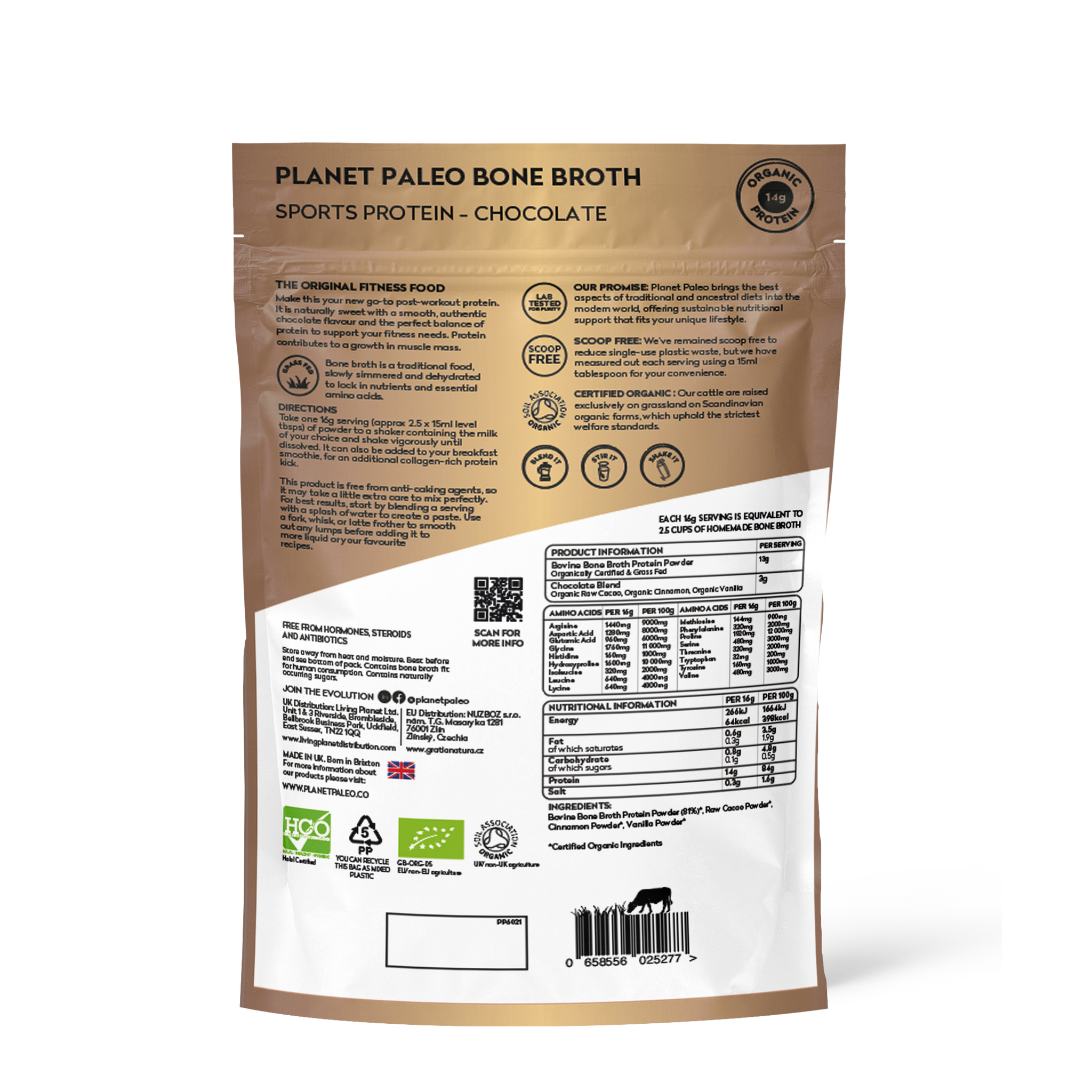 Bone Broth Protein Powder - Chocolate