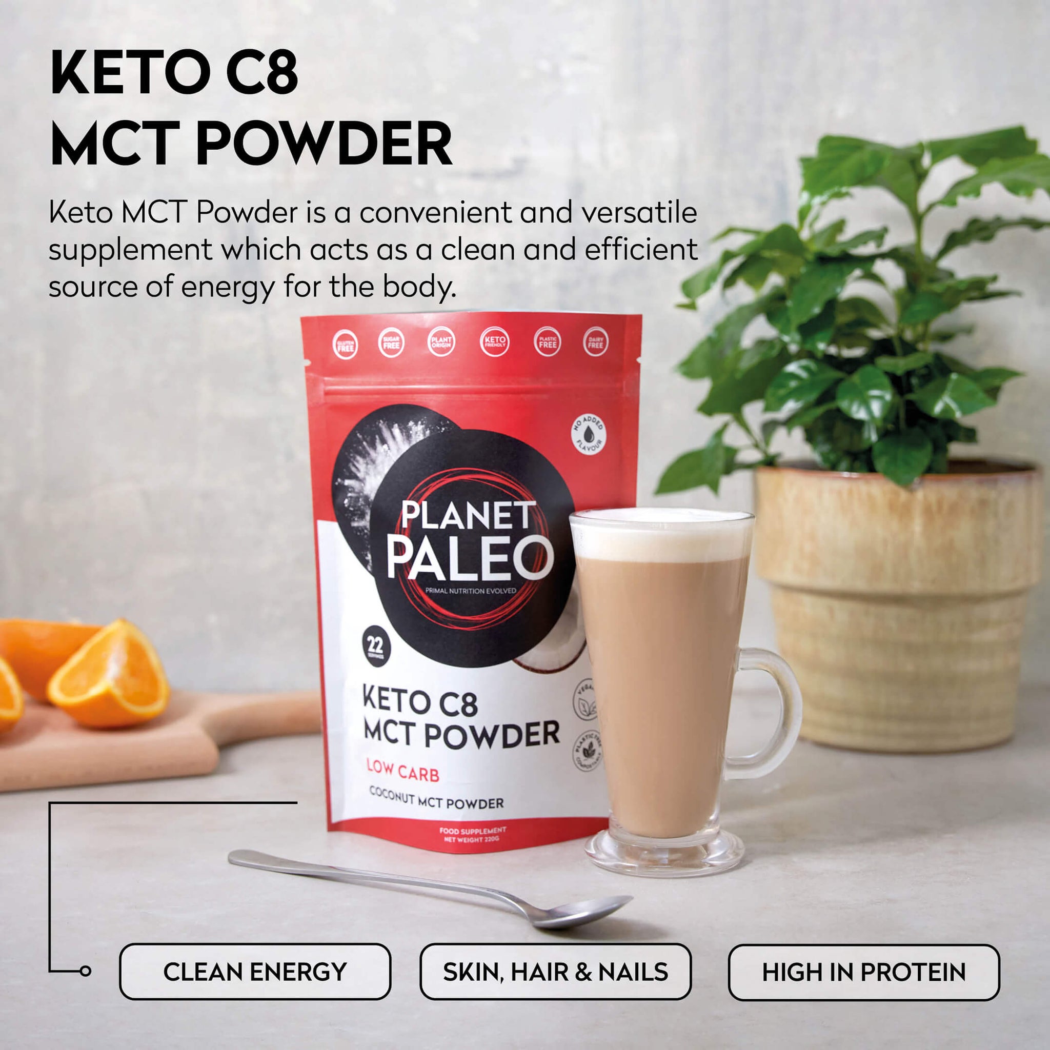 Keto C8 MCT Powder