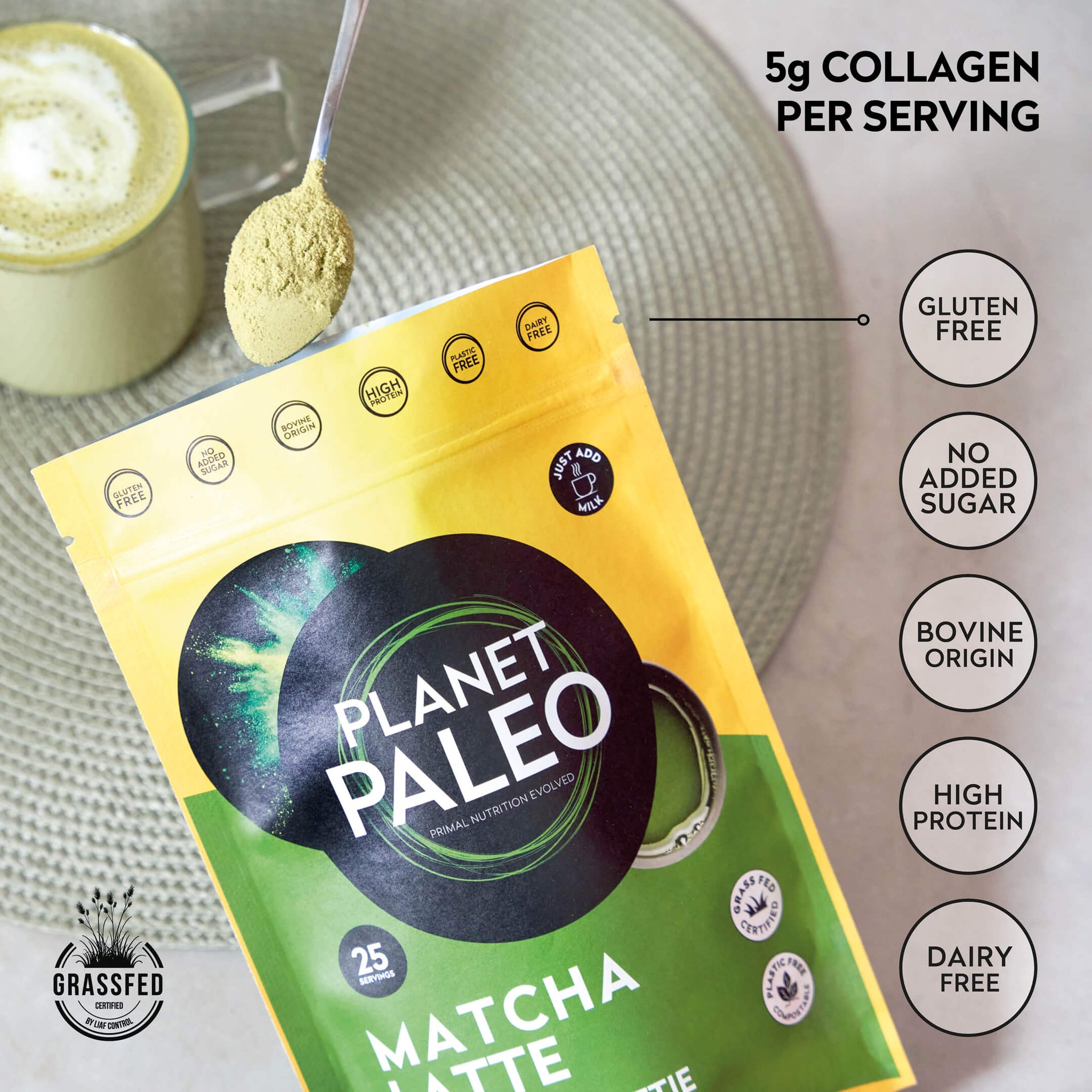 Matcha Latte - Collagen Hottie