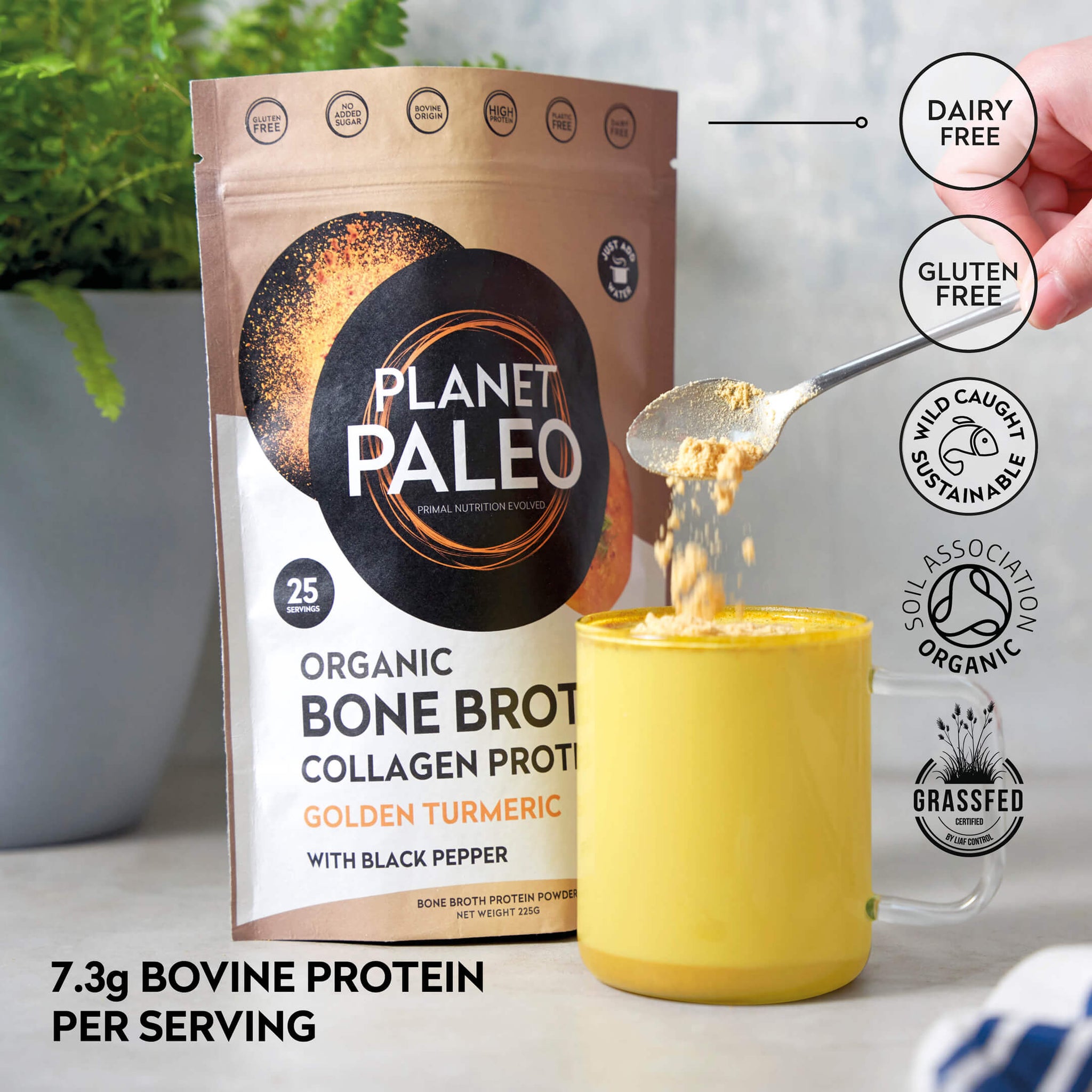 Organic Bone Broth - Golden Turmeric