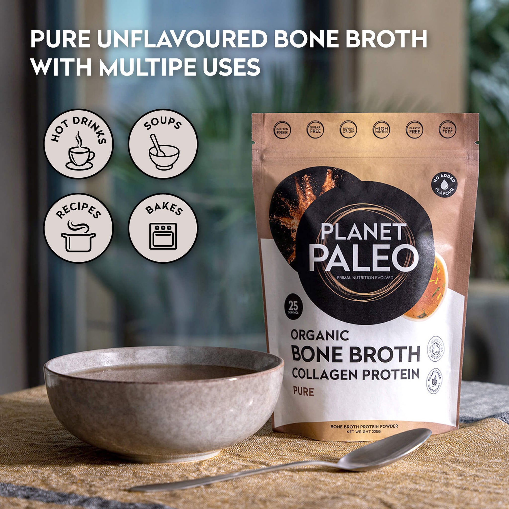 Organic Bone Broth - Pure (Unflavoured)