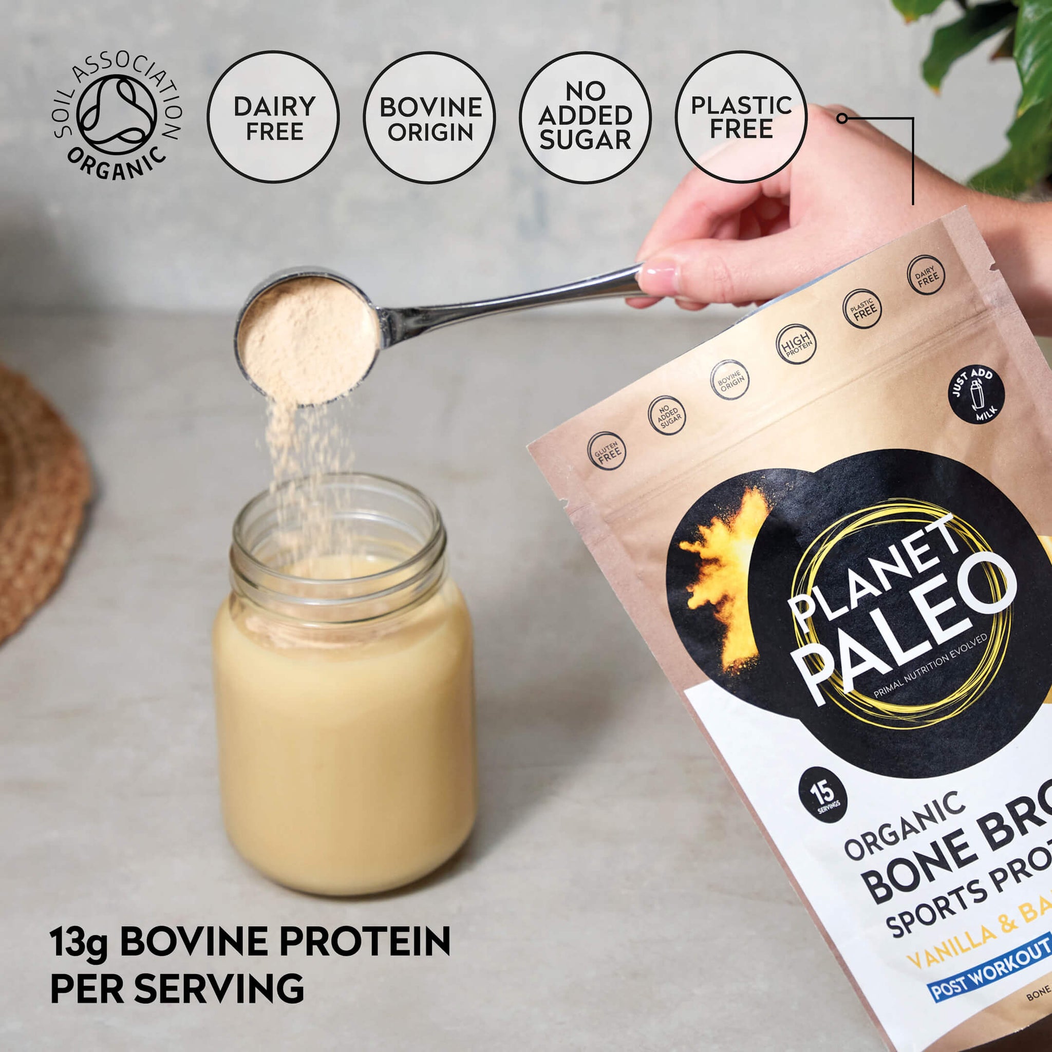 Bone Broth Protein Powder - Vanilla & Banana