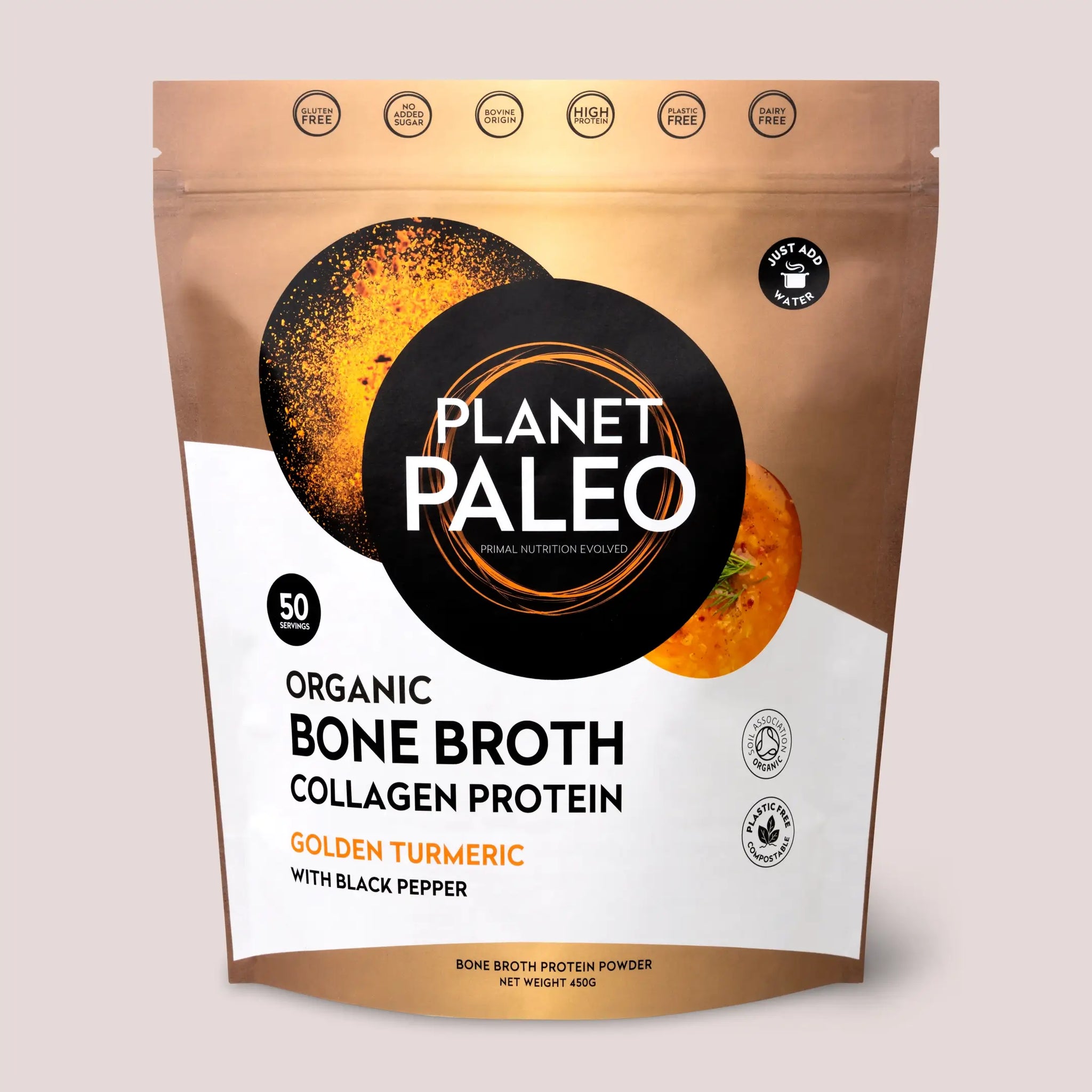 Bone Broth Organic - Golden Turmeric