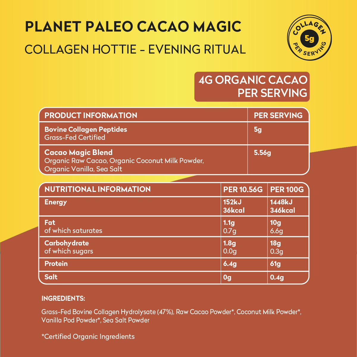 Planet Paleo Cacao Magic - Collagen Hottie