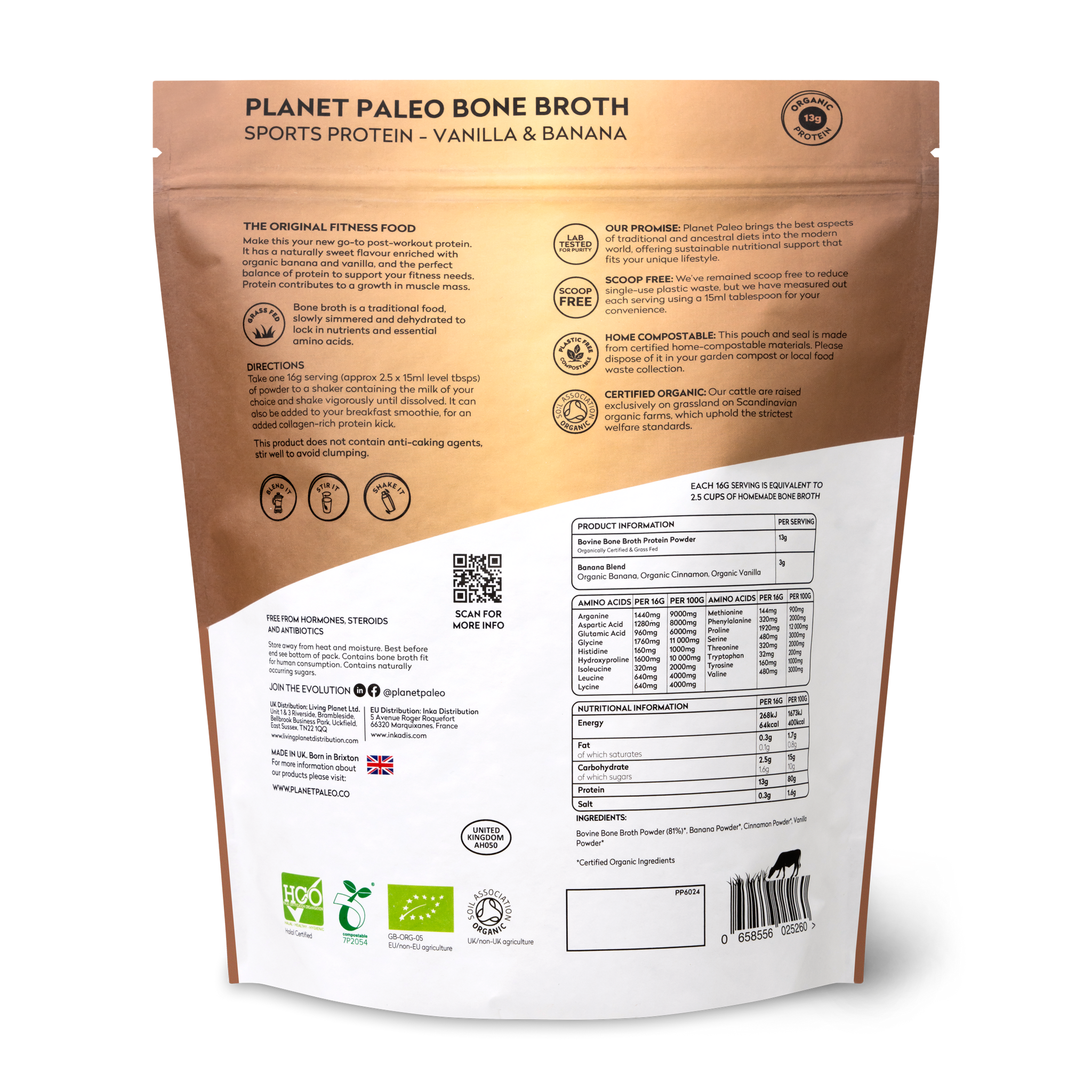 Planet Paleo Protein Powder Bone Broth